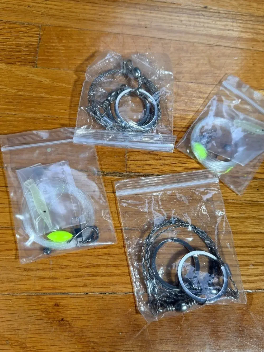 Fishing Rig Leader Lot Hooks Sinkers Swivels Float Shrimp Lure Saltwater Surf Ta